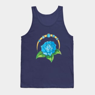 Blue rose Tank Top